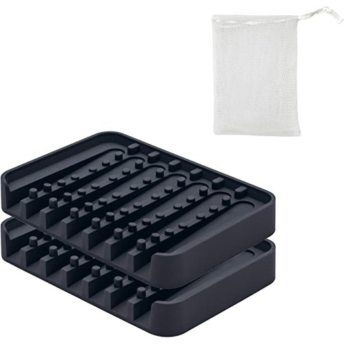 Soap Dish Holder Tray Saver Drainer for Shower