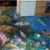 3D flooring and wallpaper used in bathing room