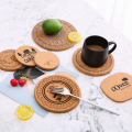 प्लेटों के लिए enviromental cork coasters lnsulation पैड