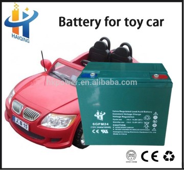 Hot Sales 12v 24ah lead acid battery operated animal battery car