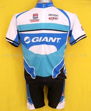 Customied Printed Cycling Jerseys Shirt Team Sportswear With 1 / 2, 3 / 4 Zipper