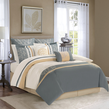 cotton jacquard comforter set