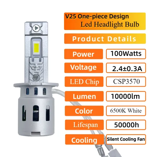 Factory Sales 12V LED Headlight Bulbs 10000 Lumen CSP Chip for Cars (H1, H4, H7, A5, C6, Mazda, Toyota)