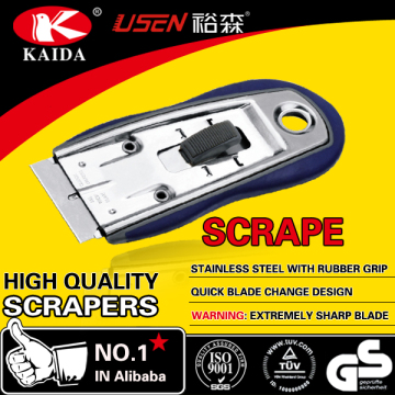 OEM razor blade steel body window glass glue cleaning scraper