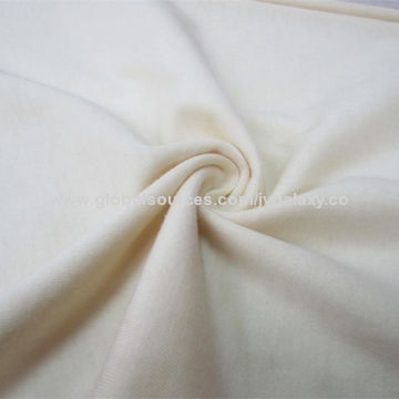 Soybean cotton jersey fabric, made of 50% silk and 50% cotton, weighs 120gsm, width of 170cm