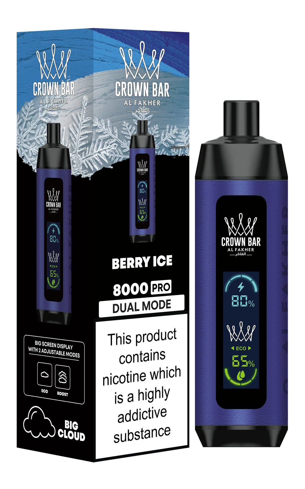 Al Fakher Crown Bar 8000 Puffs Germany Wholesale
