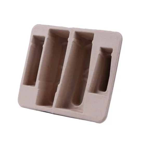 Biodegradable Disposable Molded Insert Packaging Recycled