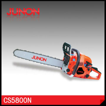 CE approved 2 stroke 58cc chain saw with 20" guide bar