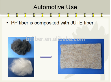 Grey PP polypropylene fiber composite (JUTE)