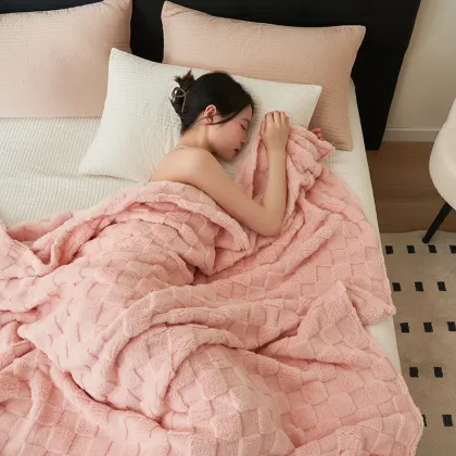 Wholesale Luxury Home Textiles: Soft, Warm Fleece Bed Blankets and Throws for Double Beds