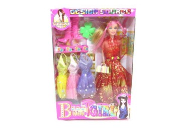 11.5"DOLL SET (W/SOLID BOBY)