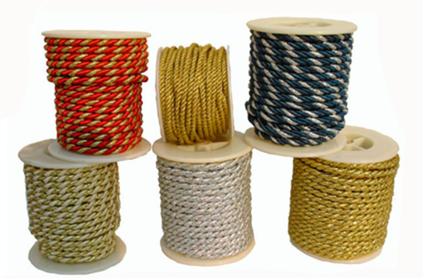braided twisted cord for paper handing bag