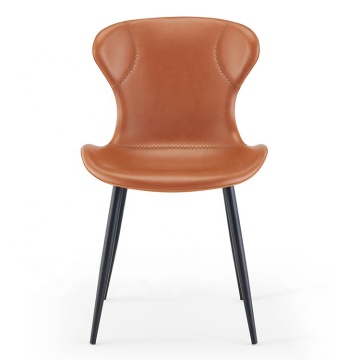High End Cafe Dining Room Furniture - Comfortable PU Leather Sillas De Comedor Chairs