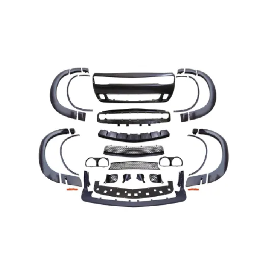 Demon Style Front Bumper and Wide Fender Flares for 2015-2021 Challenger