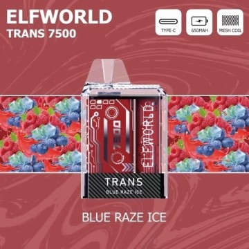 Orijinal Elf Kelime Trans 7500 Puf Tek Kullanılabilir Vape