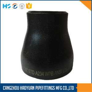 Réducteur concentrique 4 * 6 en acier au carbone ASME 234 WPB