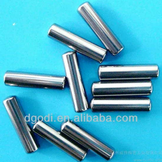 small diameter nickel plated steel dowel pin