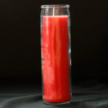Paraffin Wax Candles Clear Glass 7 Day Candles