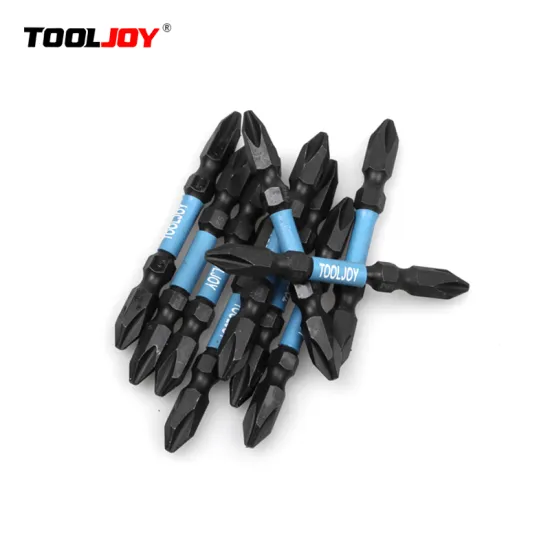 1/4 Inch Phillips #2 S2 Steel Magnetic Impact Tough 65mm Double-Ended Screwdriver Bits - High-Quality Precision Tools