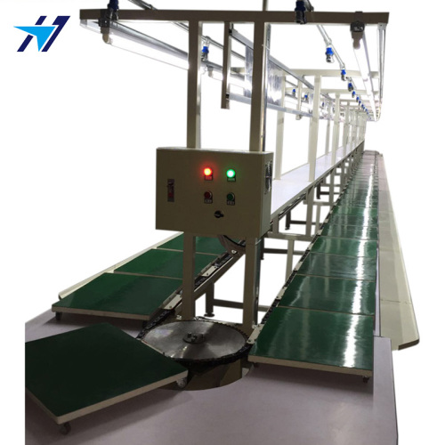 Assembly board double speed chain trolley line