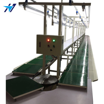 Assembly board double speed chain trolley line