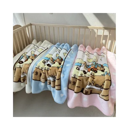 Super Soft Eskimo Rashcel Mink Baby Blanket - Wholesale 2024 Baby Bedding Product for Newborns