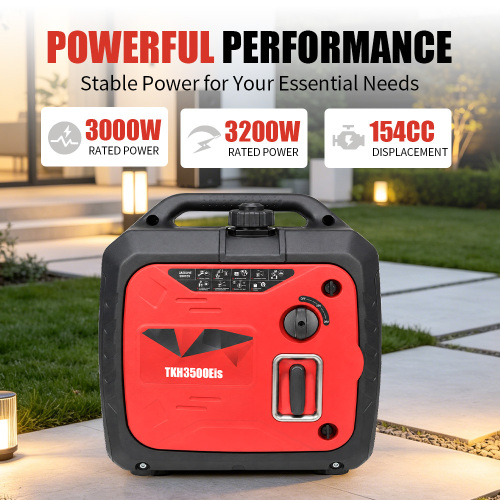 Generador inversor de gasoducto silencioso portátil de 3000 W
