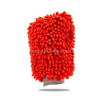 SEQ Scratch-Free Premium Super-Soft Extra-Long Thick Pile Ultimate Microfiber Wash Mitt