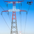 Torres de energia robustas em aço angular para ambientes exigentes