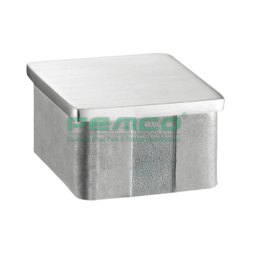 Wholesale Satin Finish Square Post Top Fitting Stainless Steel Railing Posts End Cap