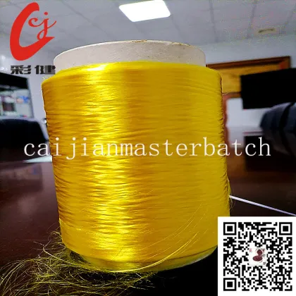 golden PET polyester silk masterbatch