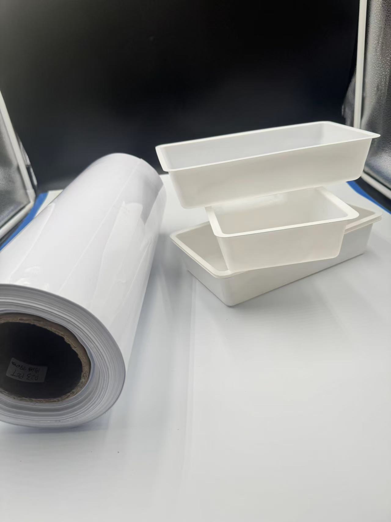 PET film white PCR PET film