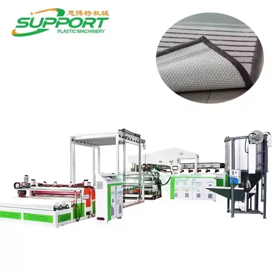 Extrusion Line for Non-Woven Fabric Carpet Laminating PVC Coating Machine