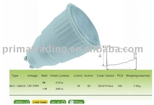 Lamp for elevator cabin