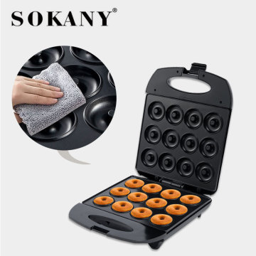 12 Sel Pembuat Donat Elektrik: Pembuat Waffle Portable Mudah untuk Sarapan Rumah