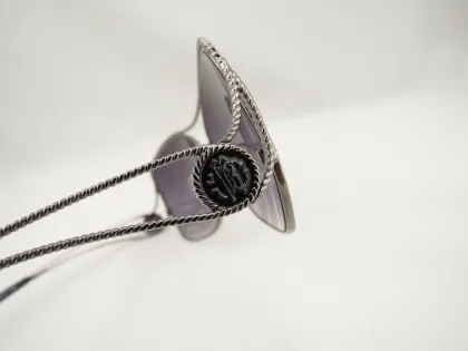 Branded Lady Roberto Cavalli Sun Glasses Rc981s D15 63-13 135 Gun Metal Black