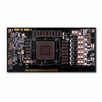 Multilayer Black Rigid PCB with Manufacturer, 1.6mm Board, Made of FR4 Material, White Silkscreen