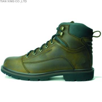 INJECTION PU/RUBBER&CRAZY HORSE SAFETY SHOES