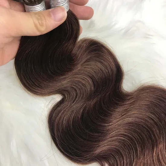 China Wholesale Remy Human Hair Extensions: ITip, UTip, VTip, Flat Tip, Nano 613# Blond Tip Hair for White Women