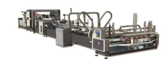 Automatic paper box folder gluer machine