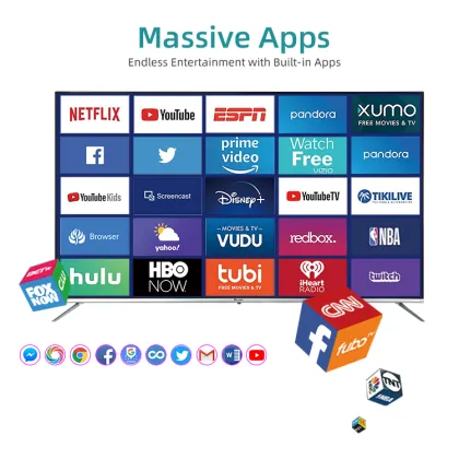 65 Inch Flat Screen Smart 4K TV