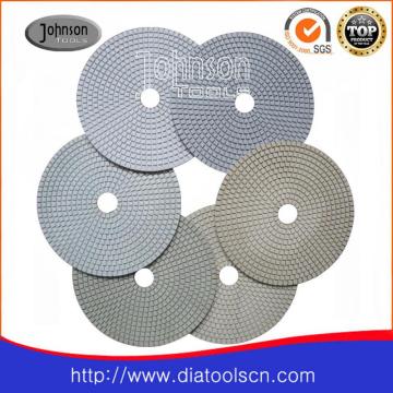180mm diamond wet polishing pad: white polishing pad