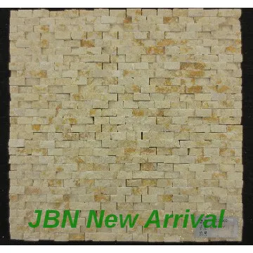 Good quality stone mosaic for garden wall tile(S1512002)