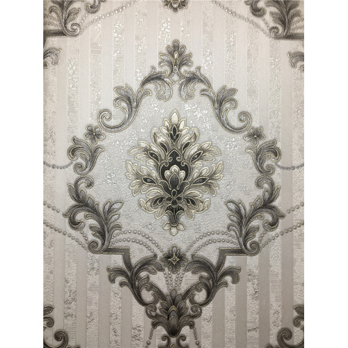 Luxury Damask Vinyl Wallpaper For Living Room Wallcovering