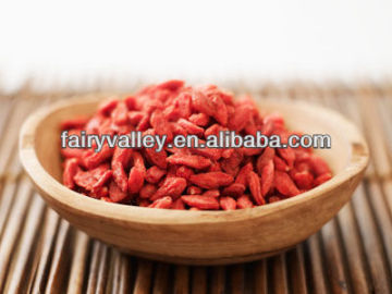 Dried Chinese Organic Wolfberry We promise all of our goji are ningxia goji Don't add any pigment Sweet taste
