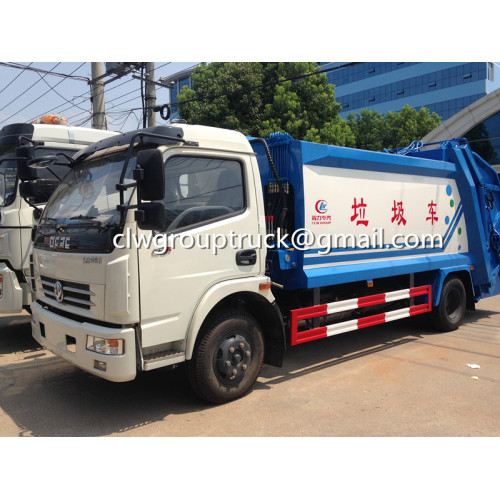 Dongfeng 7CBM Side Mounted Compression Garbage Truck