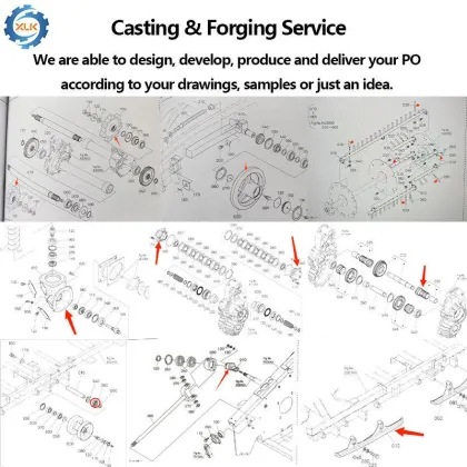 Yanmar Rice Combine Harvester 1E6B30-73250 Track Roller Shaft Replacement Part
