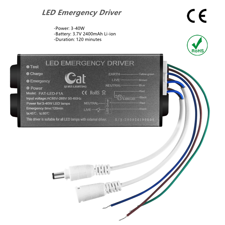 Kit de emergencia de diseño moderno para LED