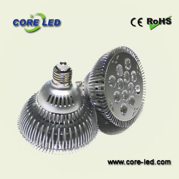 12W Par38 lamp with E27 socket, 3000-3500K