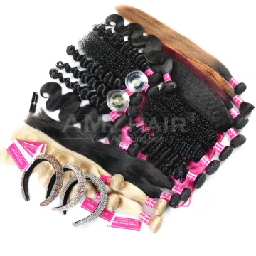 Single Donor Human Virgin Hair Extension Vendor Wholesale AMZHAIR Unprocessed Raw Cambodian Cuticle Aligned Virgin Hair Bundles